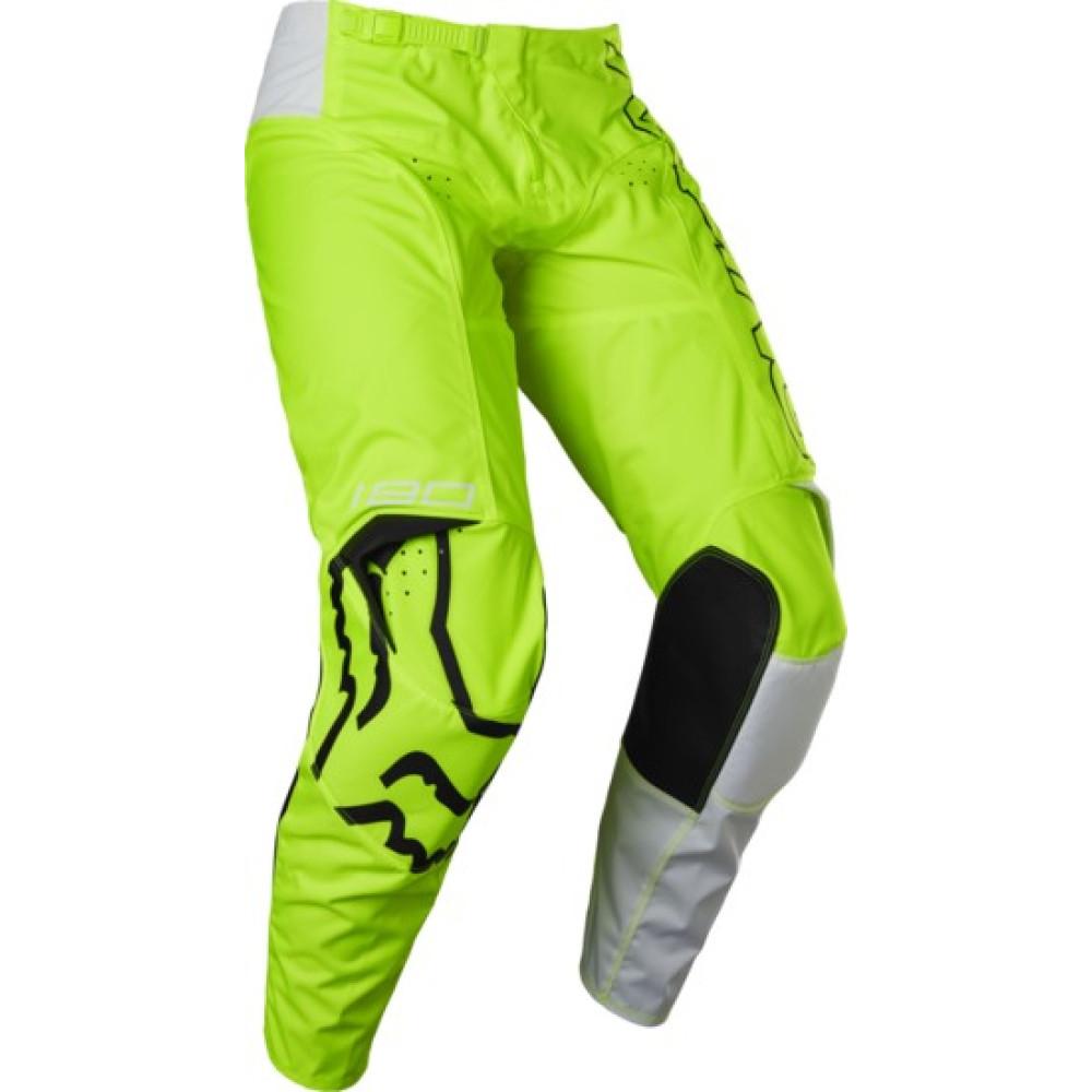 Мотоштаны подростковые Fox 180 Skew Youth Pant Flow Yellow
