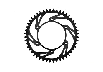 Звезда ведомая RIVAL Enduro 520 53T (6х150х125) облегченная с самоочисткой